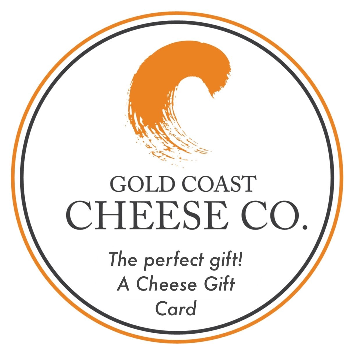 Gold Coast Cheese Co. Gift Card Voucher