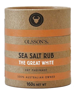 The Great White Salt Rub (Kraft Canister) - 160g - Cheese Therapy