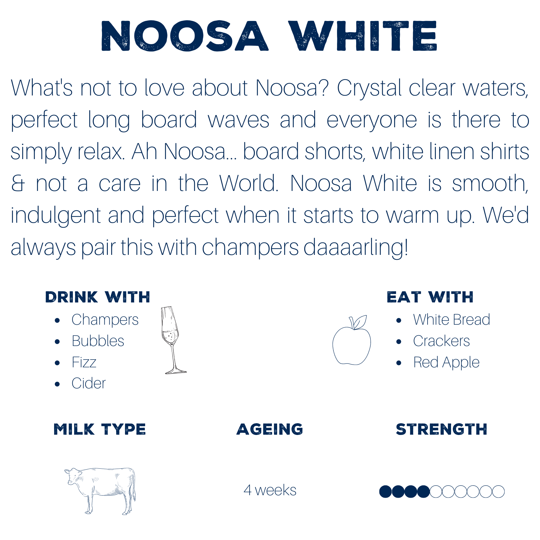 Noosa White - Soft Triple Cream Cheese - 150g - Cheese Therapy